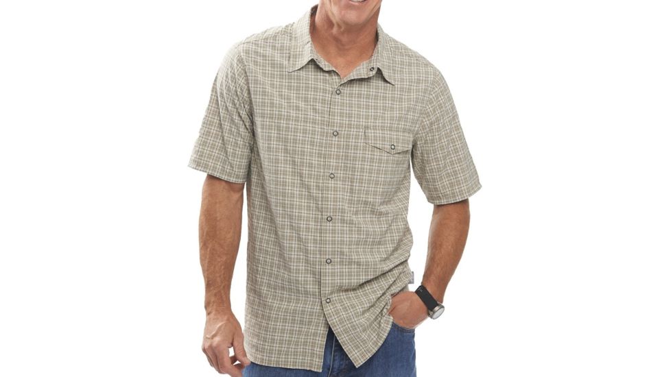 Woolrich Southbound Short Sleeve Shirt-Khaki-Large