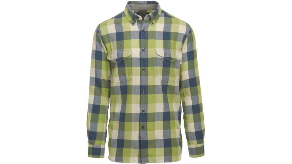Woolrich Stone Rapids Eco Rich Shirt - Men's-Leaf Green Buffalo-Large