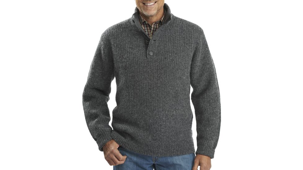 Woolrich The Woolrich Sweater-Charcoal Heather-X-Large