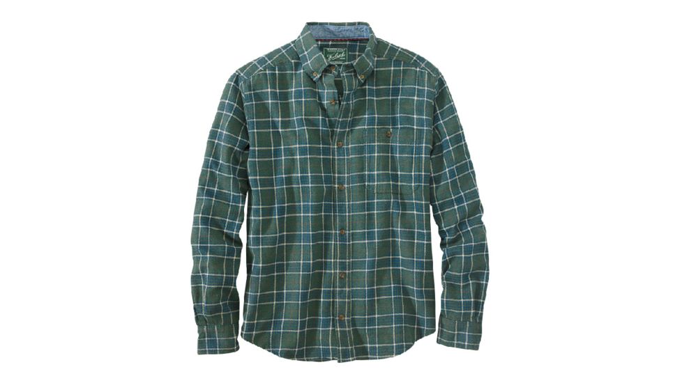 Woolrich Trout Run Flannel Shirt - Men's-Bayleaf-Medium