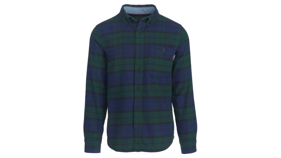 Woolrich Trout Run Flannel Shirt - Men's, Black Watch, M, 6280-BKW-M-R
