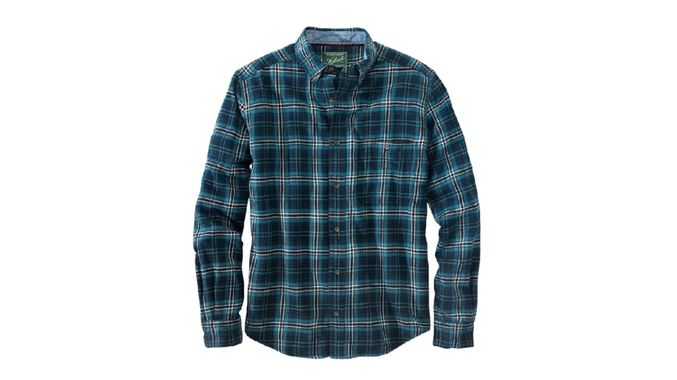 Woolrich Trout Run Flannel Shirt - Men's-DP Indigo Twist-Large