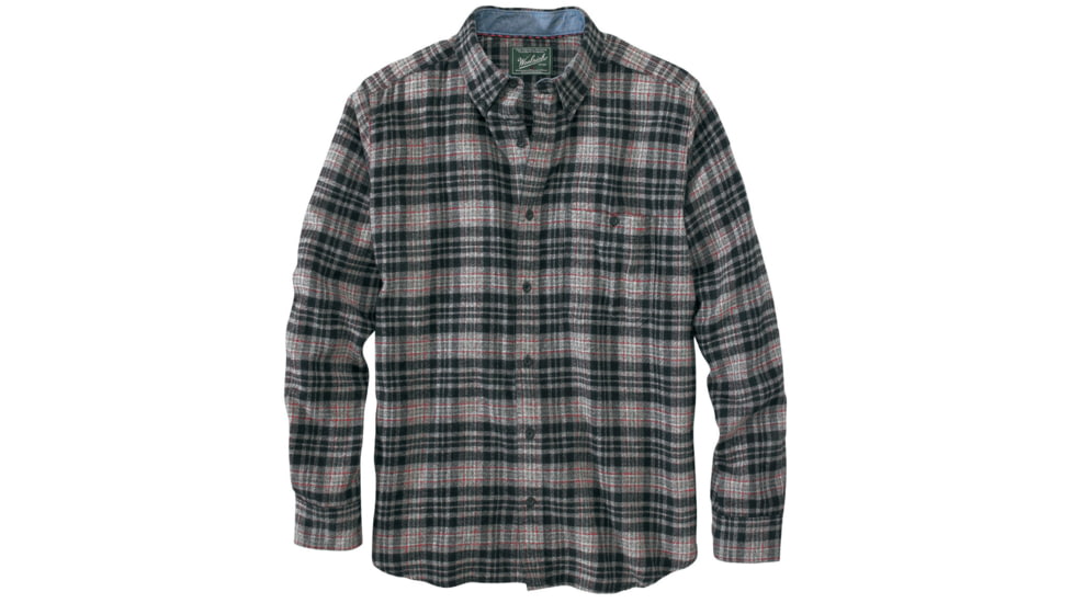 Woolrich Trout Run Flannel Shirt - Men's-Slate-Small