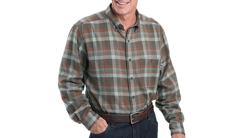 Woolrich Trout Run Flannel Shirt - Men's-Boulder-Medium