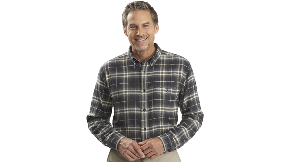 Woolrich Trout Run Flannel Shirt - Men's-Coal-Small
