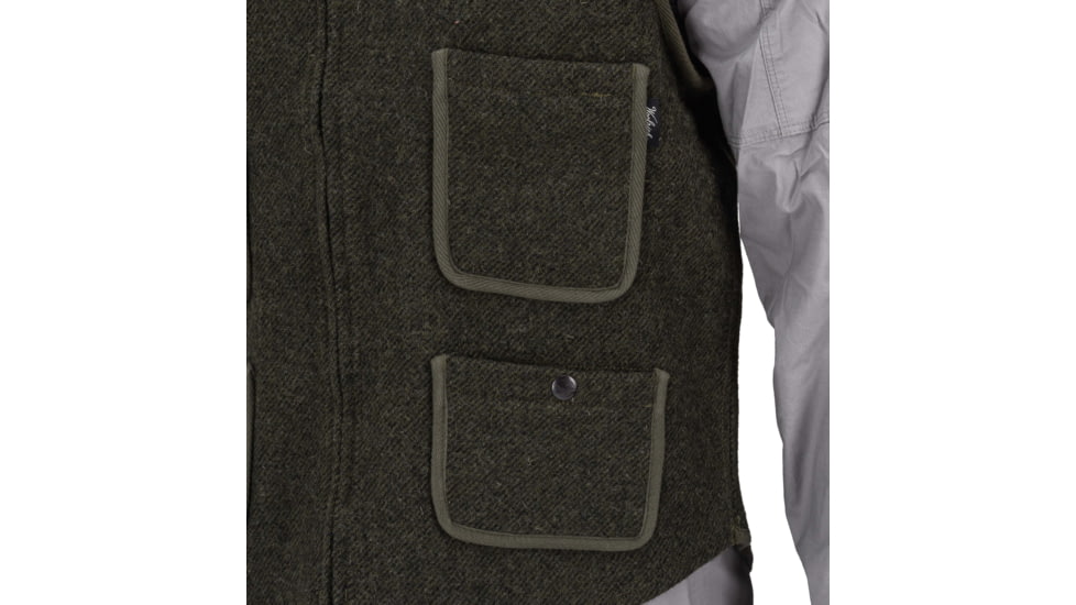 Woolrich Utility 12 Full Zip Vest, Olive Green, L, 24188-OG-L