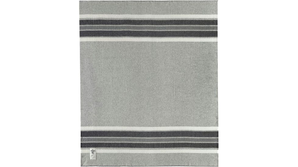 Woolrich Walnut Ridge Blanket, Gray, 990218-GRAY-