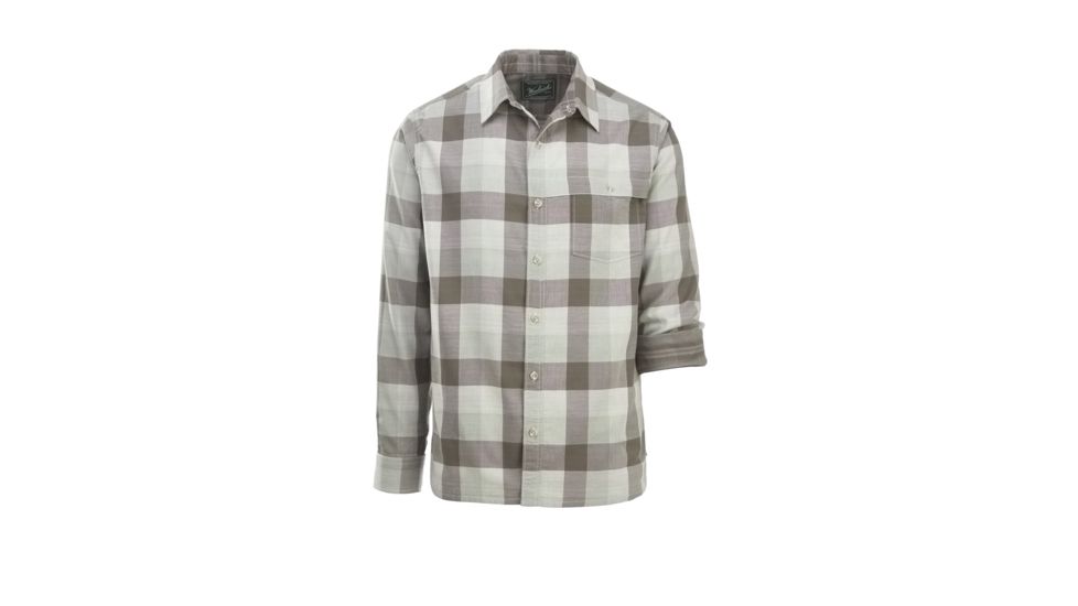Woolrich Weekend Double Weave Modern Men's Long Sleeve Shirt, Bungee Cord Buff, 6178