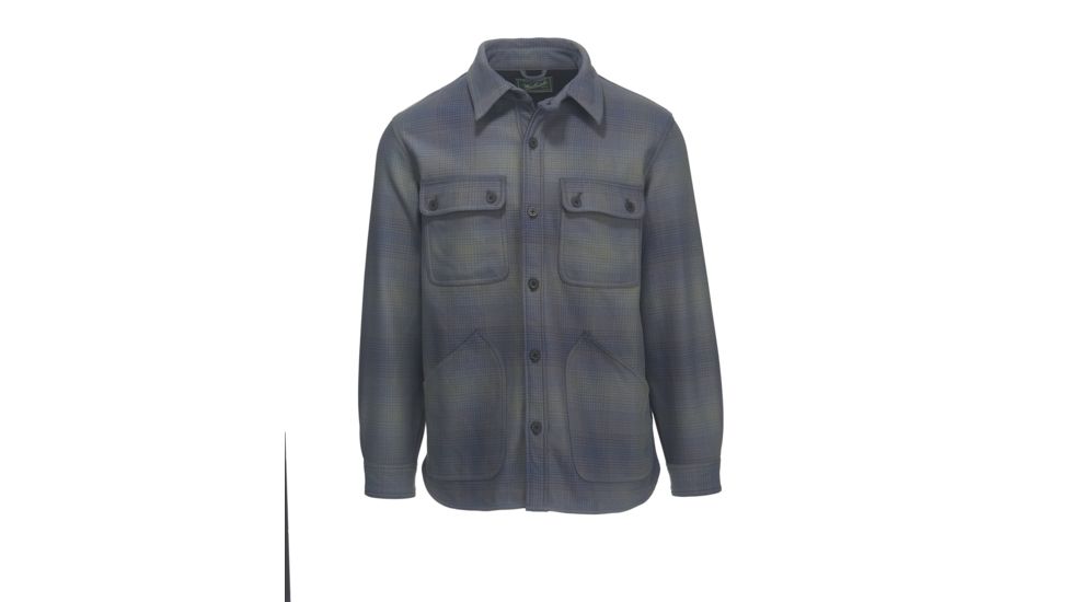 Woolrich West Ridge Cotton Fleece Shirt Jacket - Men's, Olive Night, S, 16208-OVN-S-R