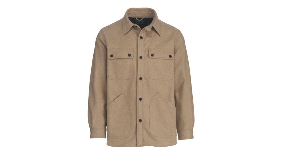 Woolrich West Ridge Cotton Fleece Shirt Jacket - Men's, Wheat Heather, M, 16208-WTH-M-R