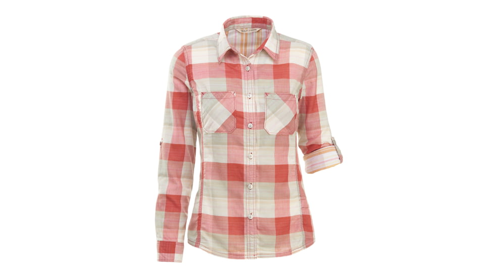 Woolrich Women's Conundrum Convertible Shirt, Terracotta Multi, M 2175-TCM-TERRACOTTAMULTI-M-DEMO