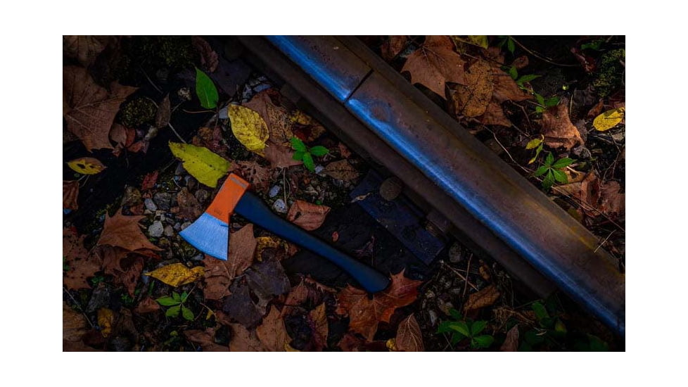 Woox Ax Thunderbird 14 Handle 4 Bld Orng Head Throwing Axe