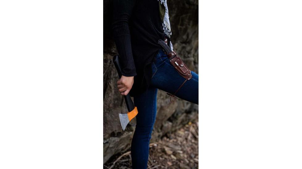 Woox Ax Thunderbird 14 Handle 4 Bld Orng Head Throwing Axe