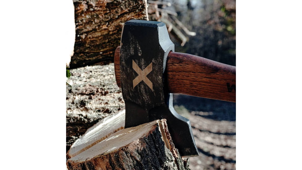 WOOX FORTE Axe, Black/Wood, BU.AXE003.01