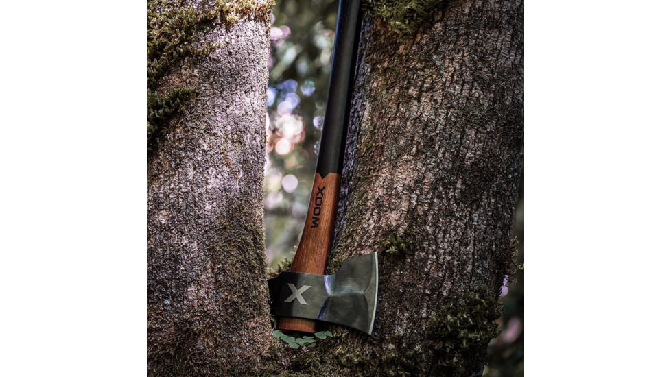 WOOX FORTE Axe, Black/Wood, BU.AXE003.01