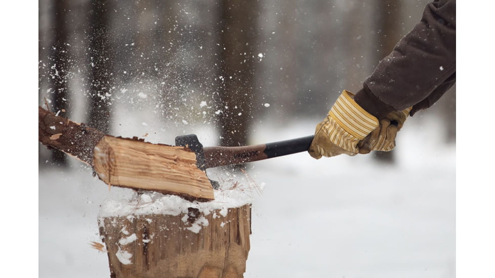 WOOX FORTE Axe, Black/Wood, BU.AXE003.01