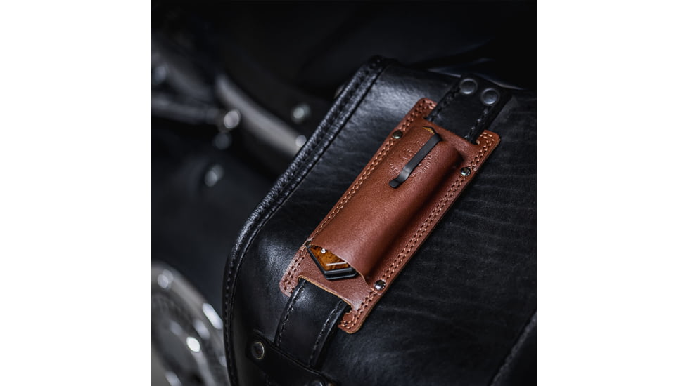 WOOX Leggenda Leather Knife Sheath, Brown, BU.SHT006.01