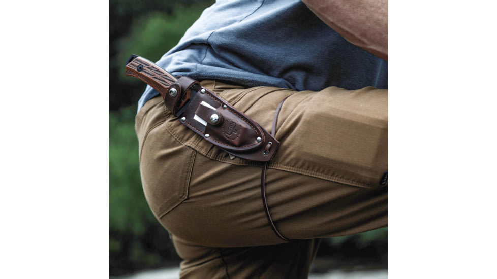 WOOX Rock 62 Genuine Leather High-End Sheath, Brown, BU.SHT001.01