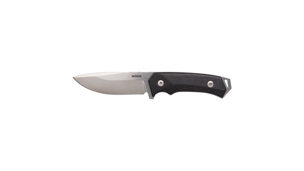 WOOX ROCK62 Fixed Blade Knife, 4.25in, Sleipner HRC 60-62, Plain Total Black Handle, BU.KNF001.11