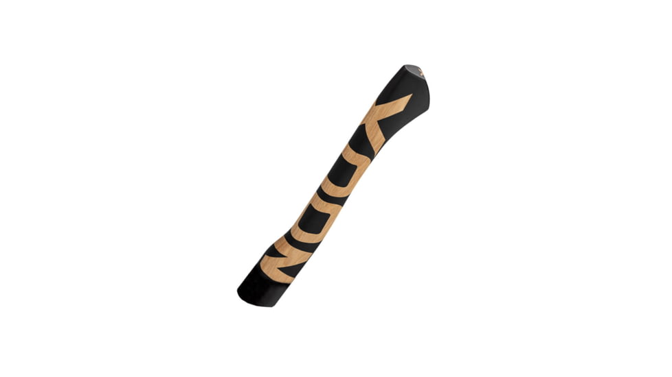 WOOX Volante Replacement Handle, Wooden Logo, Black/Brown, BU.AXE002.01HND