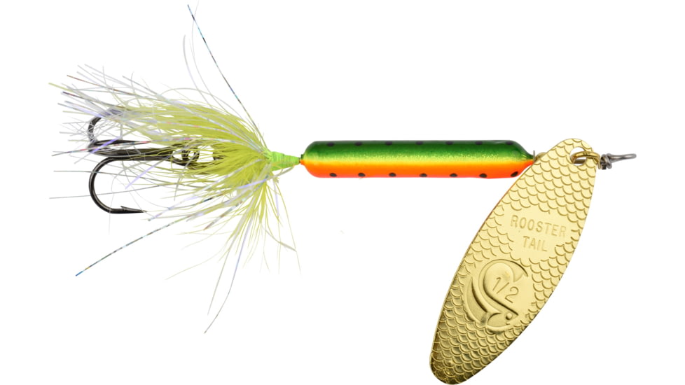 Wordens Joe Thomas Pro Series Rooster Tail In-Line Spinner 1/2oz, Fire Tiger, 216JT-FRT