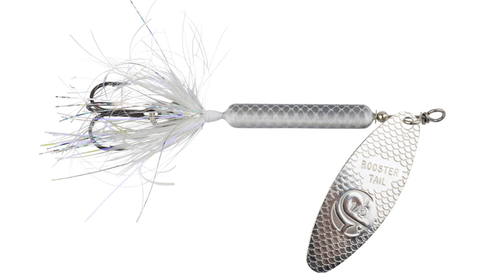 Wordens Joe Thomas Pro Series Rooster Tail In-Line Spinner 1/2oz, White, 216JT-WH