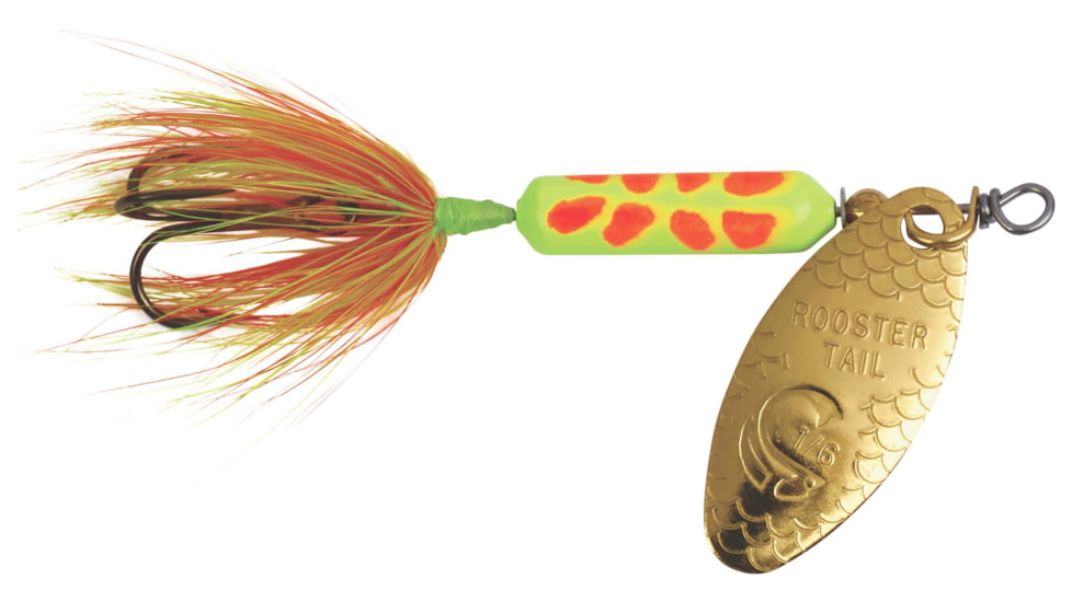Wordens Original Rooster Tail Spinner, 2 3/4in, 1/4OZ, Cheese Fly, 212-CHFY