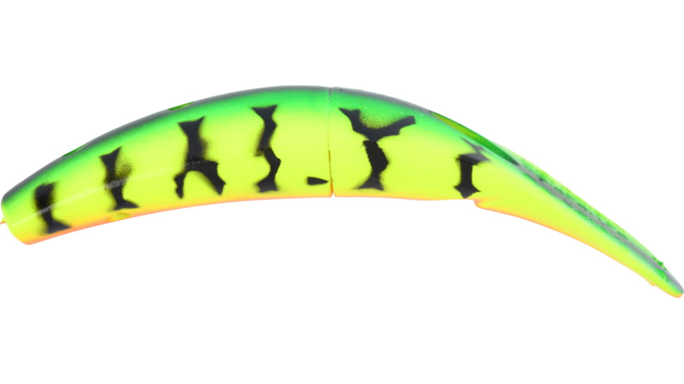 Wordens Rooster Tail 1/6 oz Fire Tiger Tux, Original Rooster Tail Spinner, #8 Treble Hook, 210-FRT-TUX