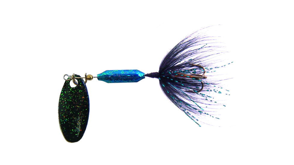 Wordens Rooster Tail In-Line Spinner, 1 3/4in, 1/24 oz, Treble Hook, Assorted, 204-1