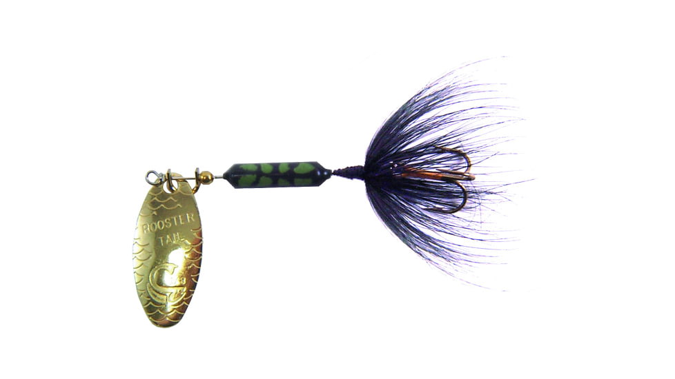 Wordens Rooster Tail In-Line Spinner, 2 1/2in, 1/6 oz, Treble Hook, Assorted, 210-1