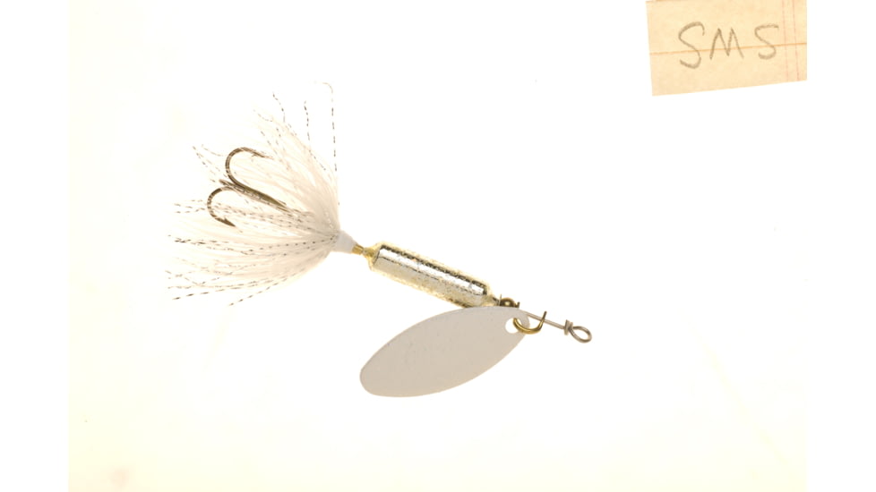 Wordens Rooster Tail In-Line Spinner, 2 1/2in, 1/6 oz, Treble Hook, Silver Shad, 210-SS