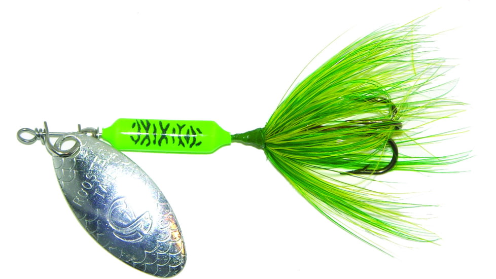 Wordens Rooster Tail In-Line Spinner, 2 1/4in, 1/8 oz Treble Hook, Catapla, 208-CATA