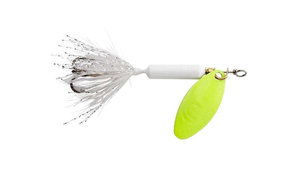 Wordens Rooster Tail In-Line Spinner, 2 3/4in, 1/4 oz Treble Hook, Clyde, 212-CLY