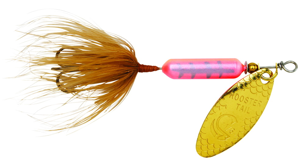 Wordens Rooster Tail In-Line Spinner, 2 3/4in, 1/4 oz, Treble Hook, Crawfish, 212-CF