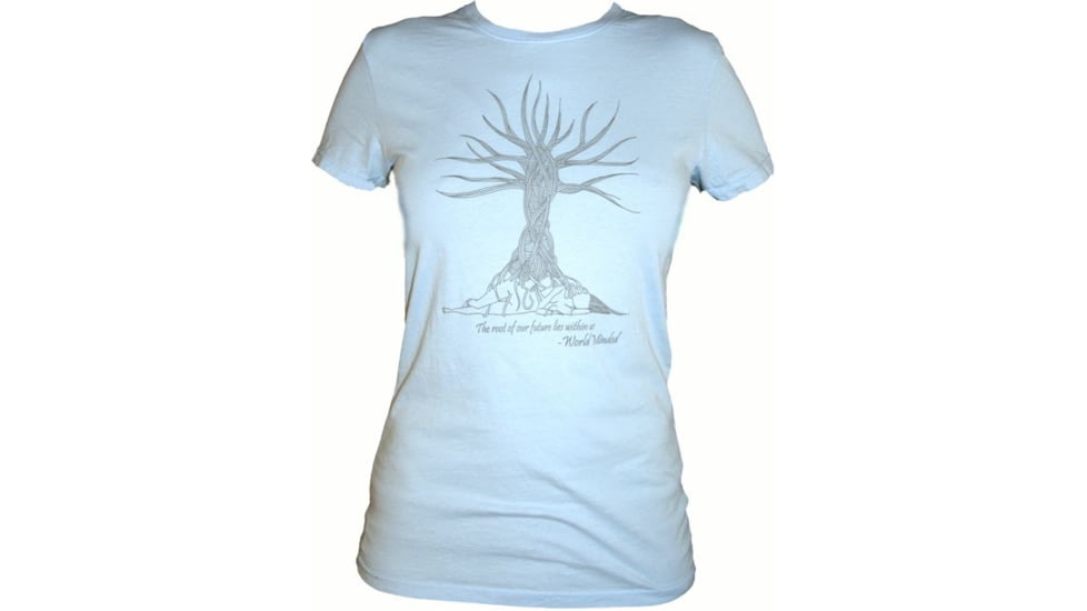 World Minded Root tee Wmns - Blue L
