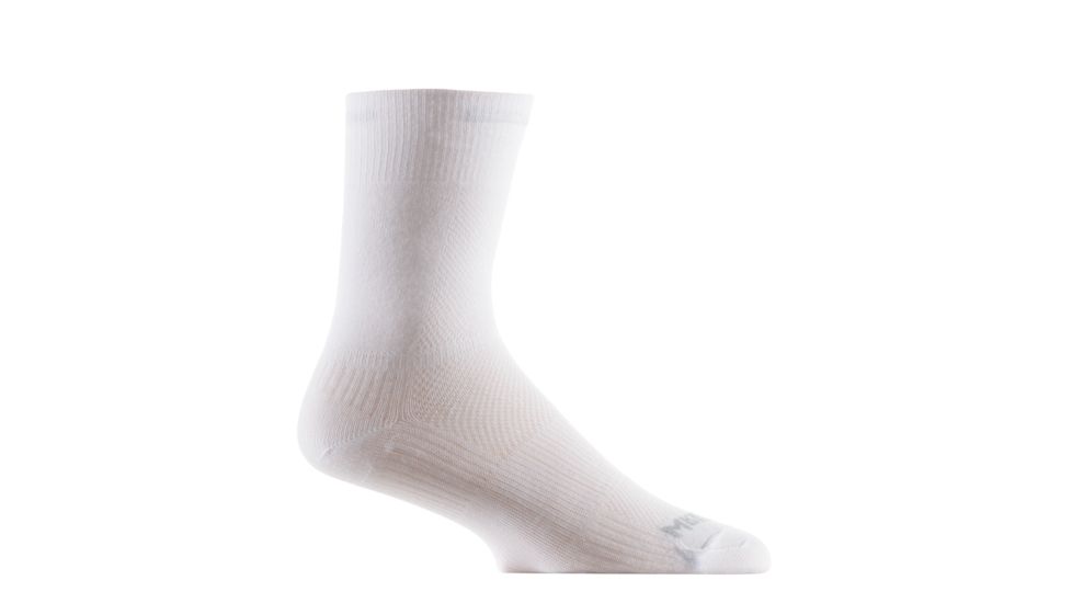 Wrightsock Coolmesh II Crew Sock, White, Extra Large, 8064.01