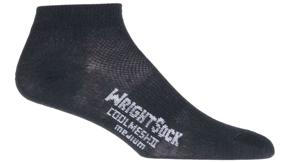 Wrightsock CoolMesh II Lo - Men's-Black-Small