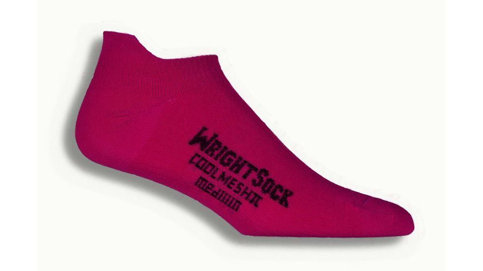 Wrightsock CoolMesh II Tab Sock - Women's-Fuchsia-Medium