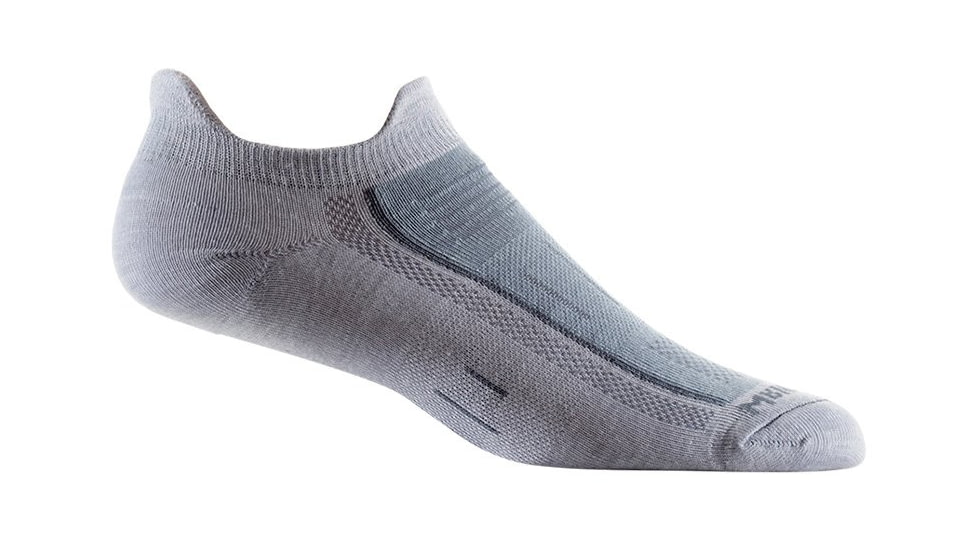 Wrightsock Endurance Double Tab Socks, Light Grey/Grey, Small, 9021.0501