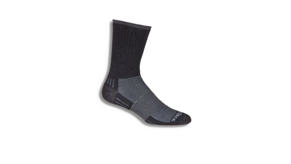 Wrightsock Escape Crew Sock, Black, Medium, 9562.03