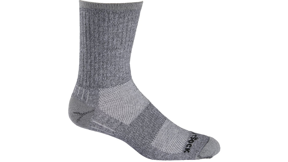 Wrightsock Escape Crew Socks, Ash Twist, Extra Large, 9564.6601