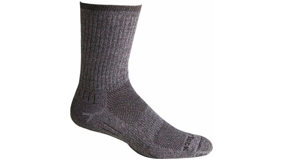 Wrightsock Escape Crew Socks, Granite, Medium, 9562.1901