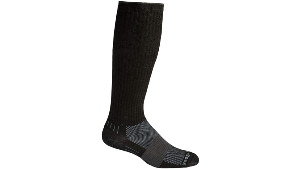 Wrightsock Escape Over the Calf Socks, Black, Extra Large, 9574.0301