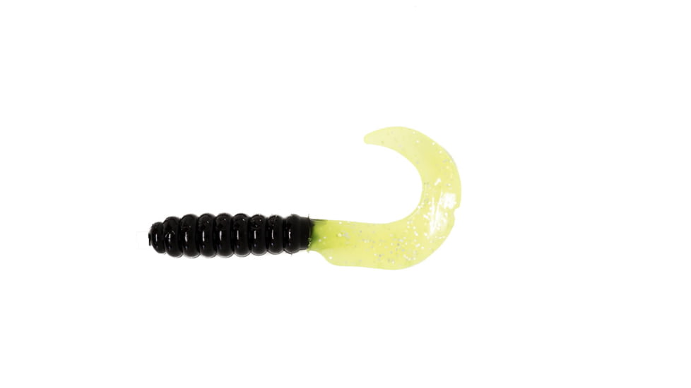 X Zone 3in Grub, Black/Chart Tail 14pk, 1505