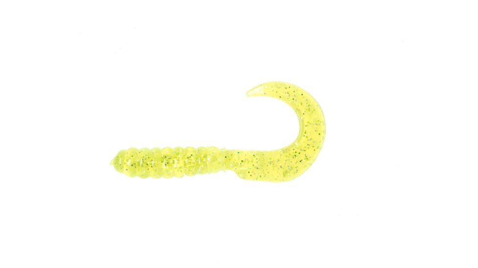 X Zone  Grub, 14, 3in, Chartreuse Shine, 1308