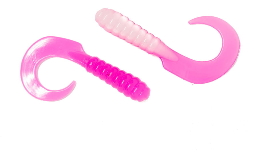 X Zone 4in Grub, Pink/White, 2741