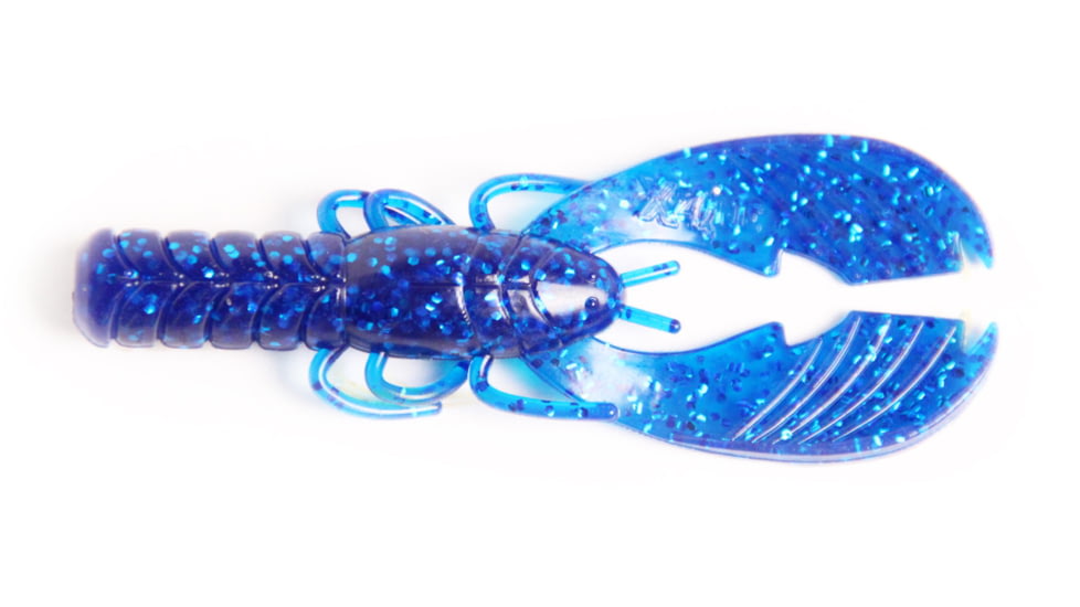 X Zone 4in Muscle Back Craw Blue Sapphire, 10894