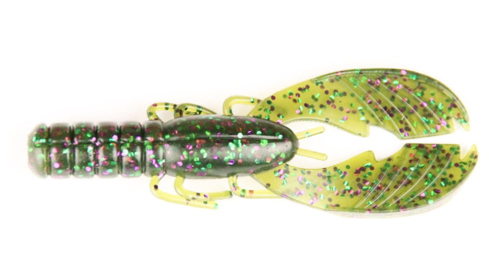 X Zone 4in Muscle Back Craw Watermelon Candy, 10131