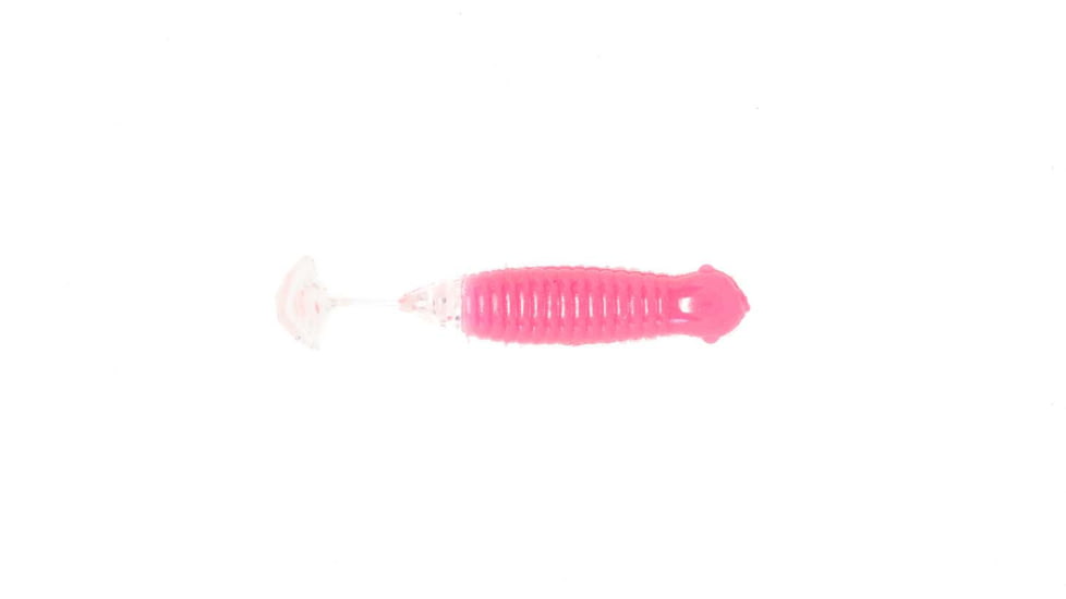 X Zone Paddle Tail, 562 Bubble Gum w/Clear Silver Tail, 37562