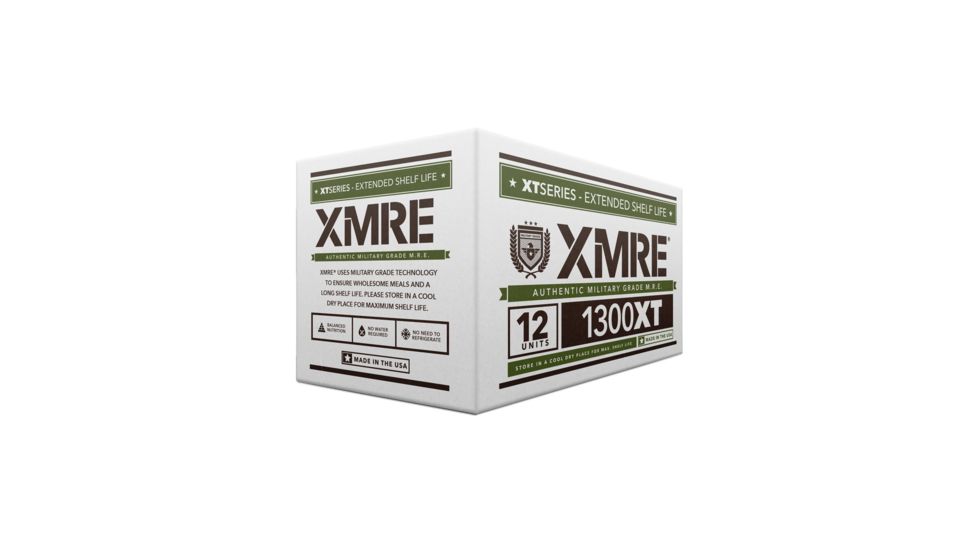 XMRE 1300XT, 12 Meals w/ 6 menu boxes, XMRE12H